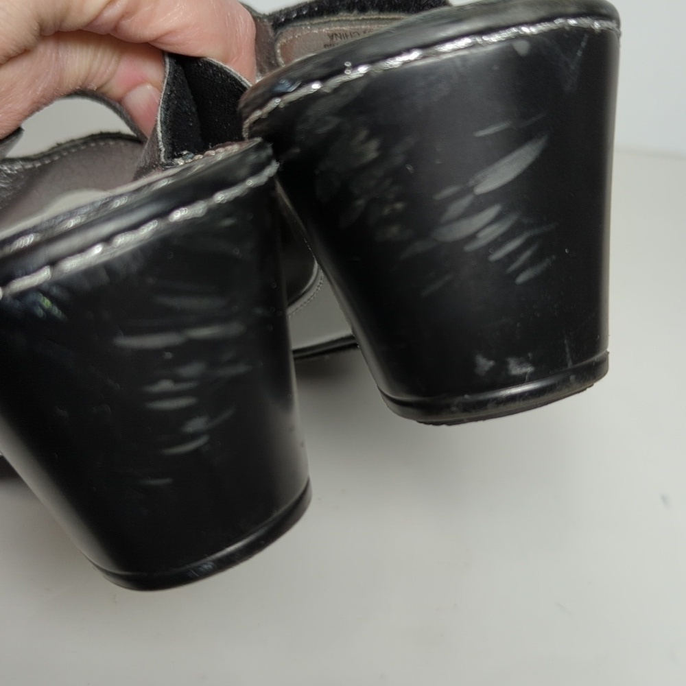 Alegria by PG Lite Loti Glitteroti sparkle wedge sandals womans size 7-7.5 EU 37 - Picture 14 of 16